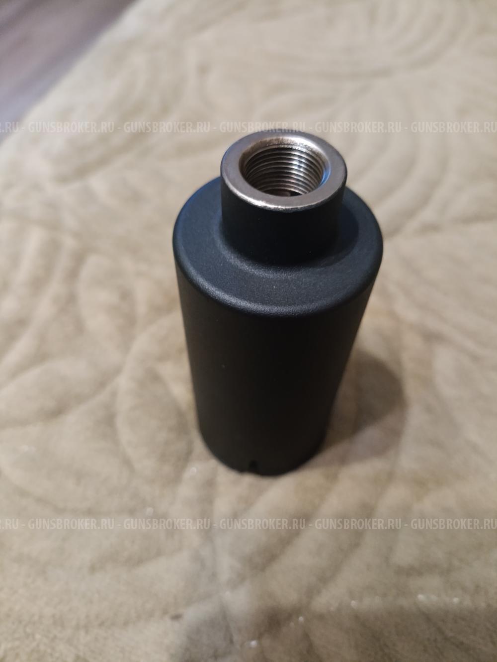 Пламегаситель-дожигатель (маскиратор) разборный BRT для карабина Вепрь 