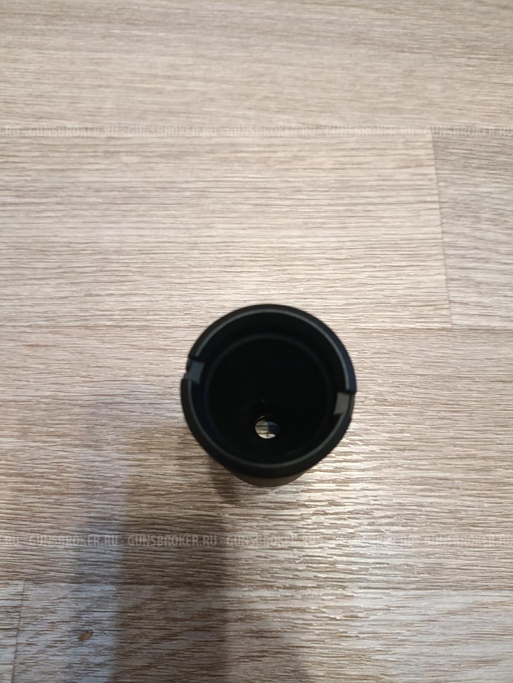 Пламегаситель-дожигатель (маскиратор) разборный BRT для карабина Вепрь 