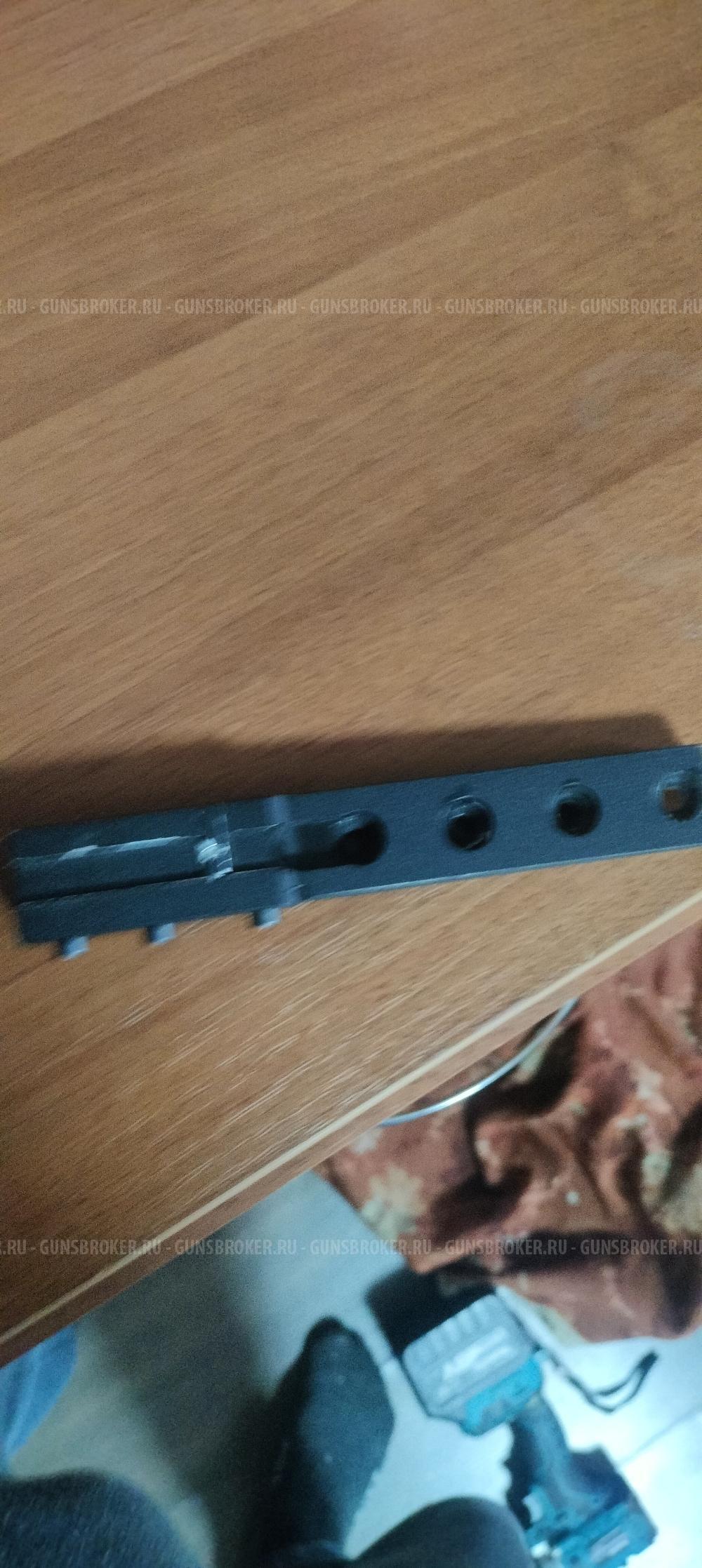 Планка ласточкин хвост для прицелов Юкон, или Пульсар