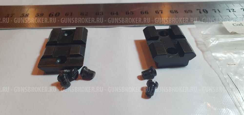 планка вивер (пикатинни) раздельная для Remington 700, Sabatti rover 600, 870, и др.