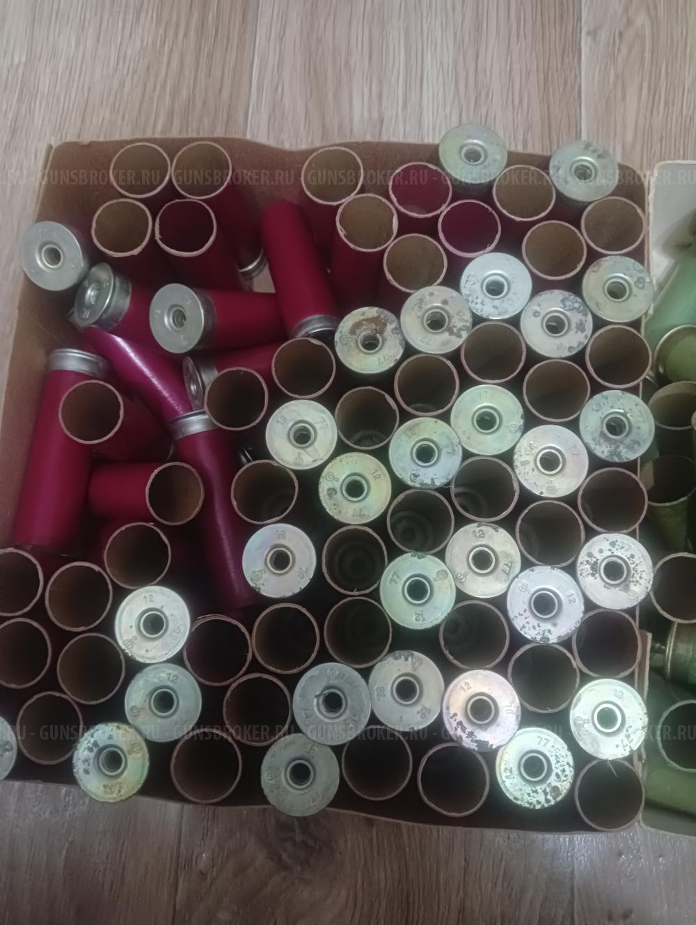 Бумажные гильзы 12  калибра СССР 