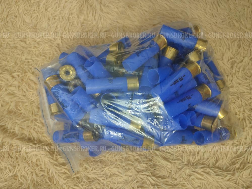 Пластиковые гильзы 12 к. Без капсуля