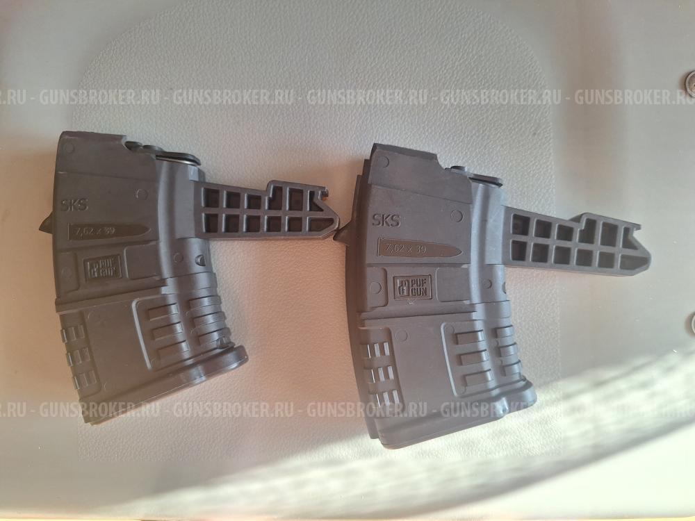 Пластиковый магазин для СКС PUF GUN на 10 патронов