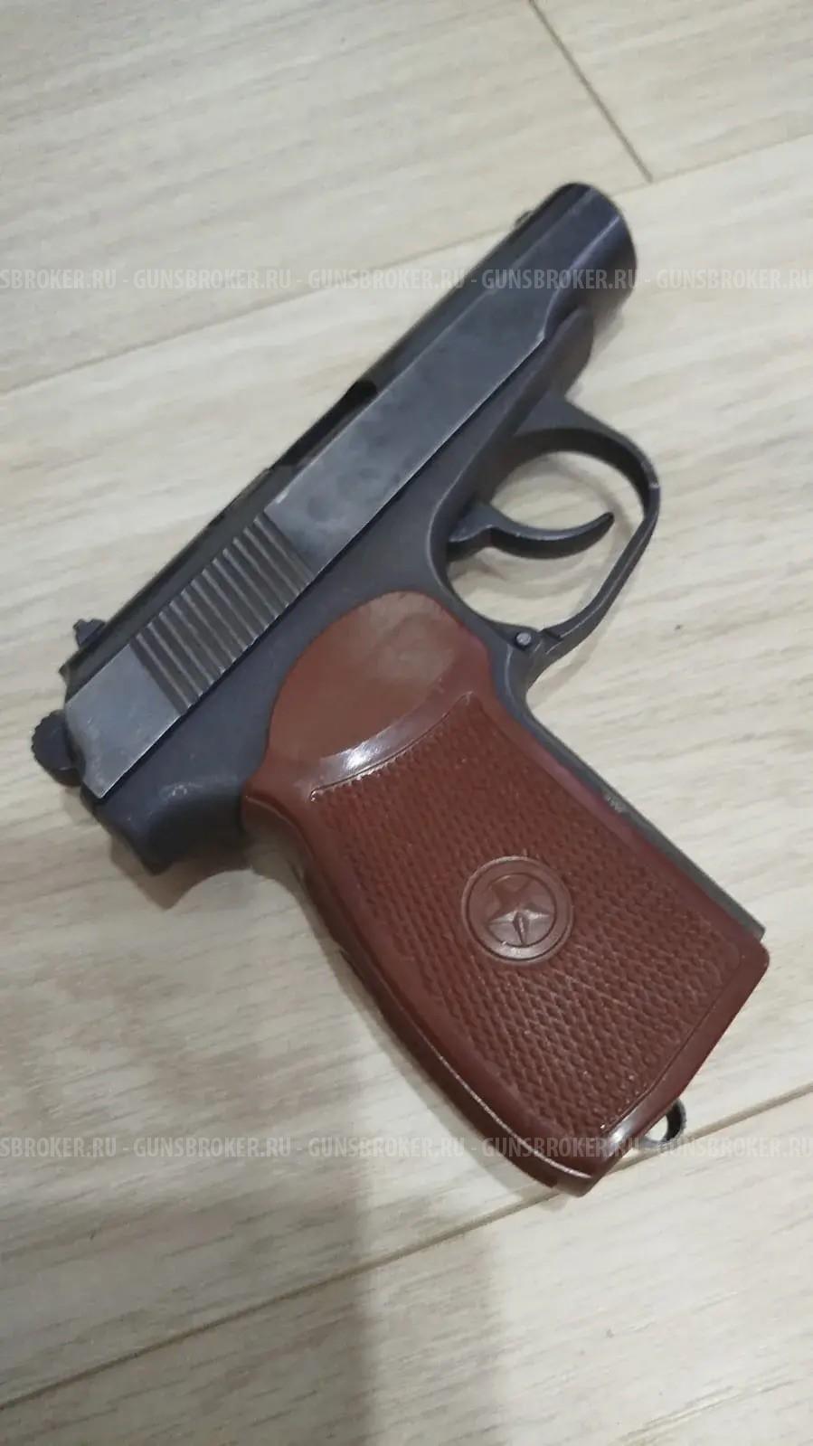 ПМ пистолет MP-80-13T + КОЖАНАЯ КОБУРА