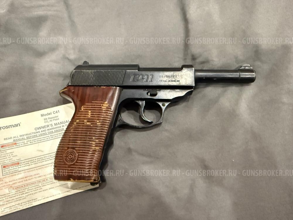 Пневмат Crosman C41 копия Luger
