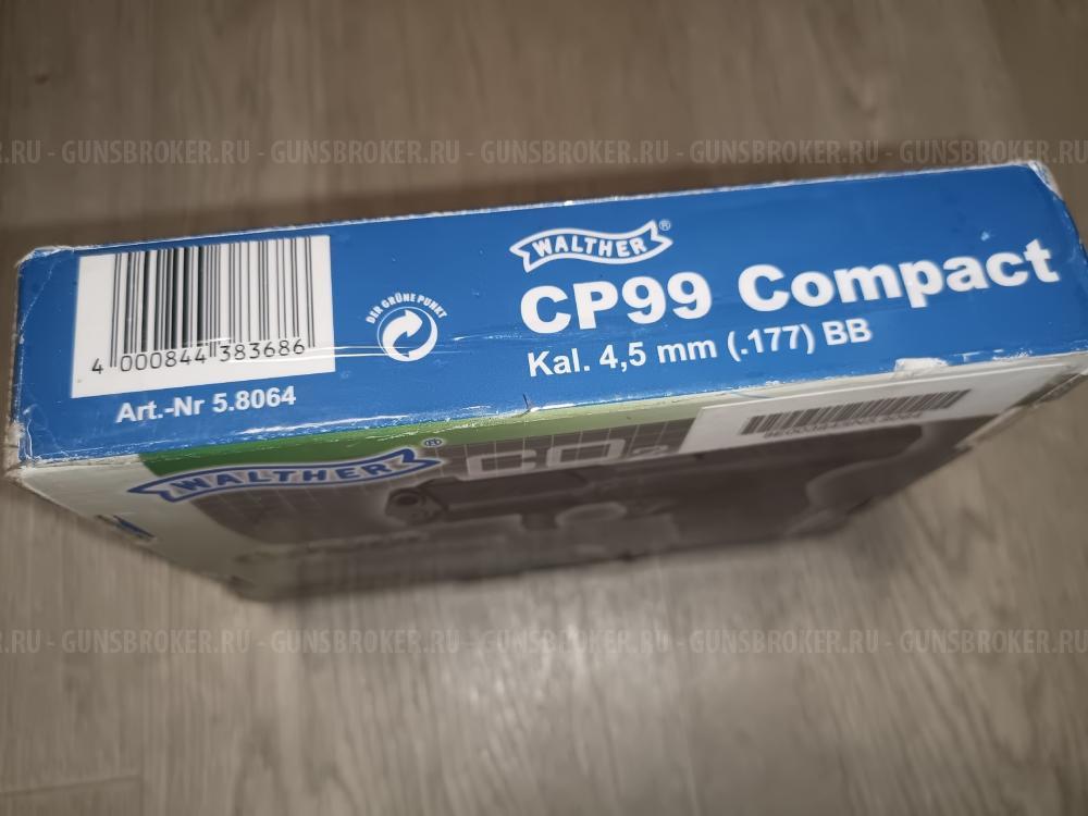 Пневматический пистолет Umarex Walther CP99 Compact 4.5 мм (BlowBack)