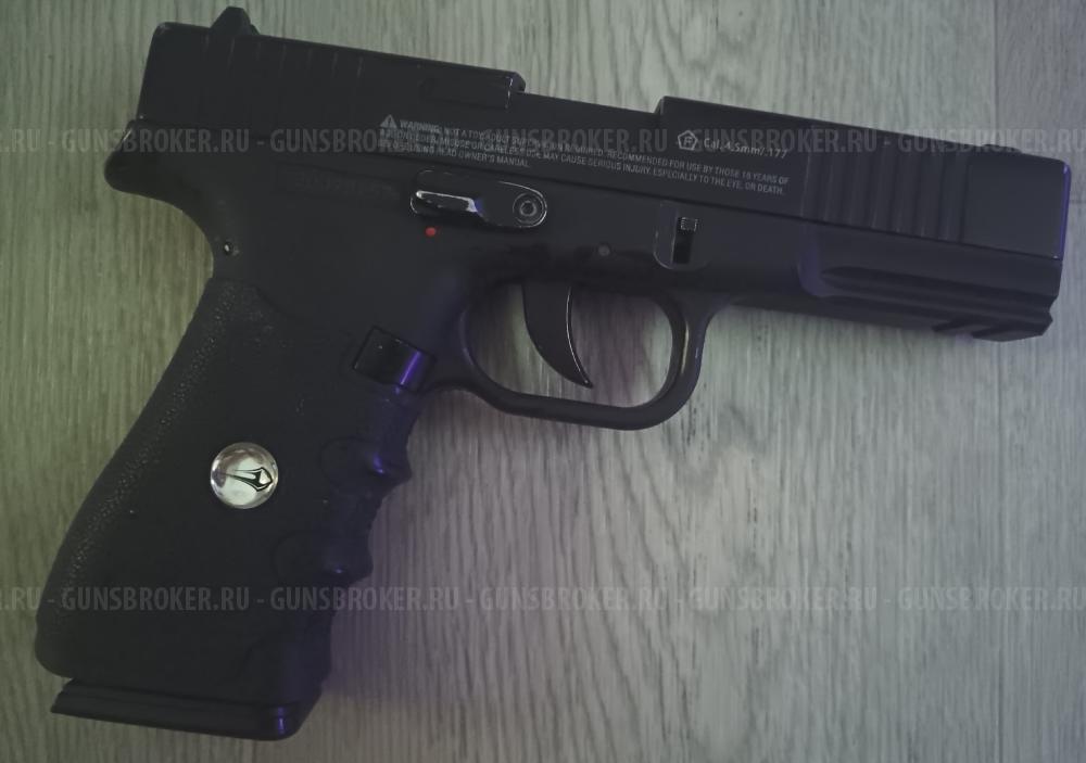 Borner W119 4.5 мм (Glock 17, Blowback) блоубэк Black Strike B030 B024