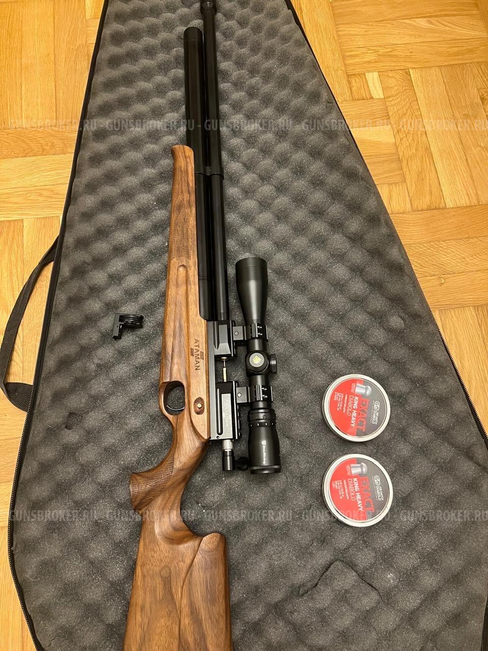 Пневматическая винтовка Ataman M2R Карабин 115/RB (орех, PCP) 5,5 мм