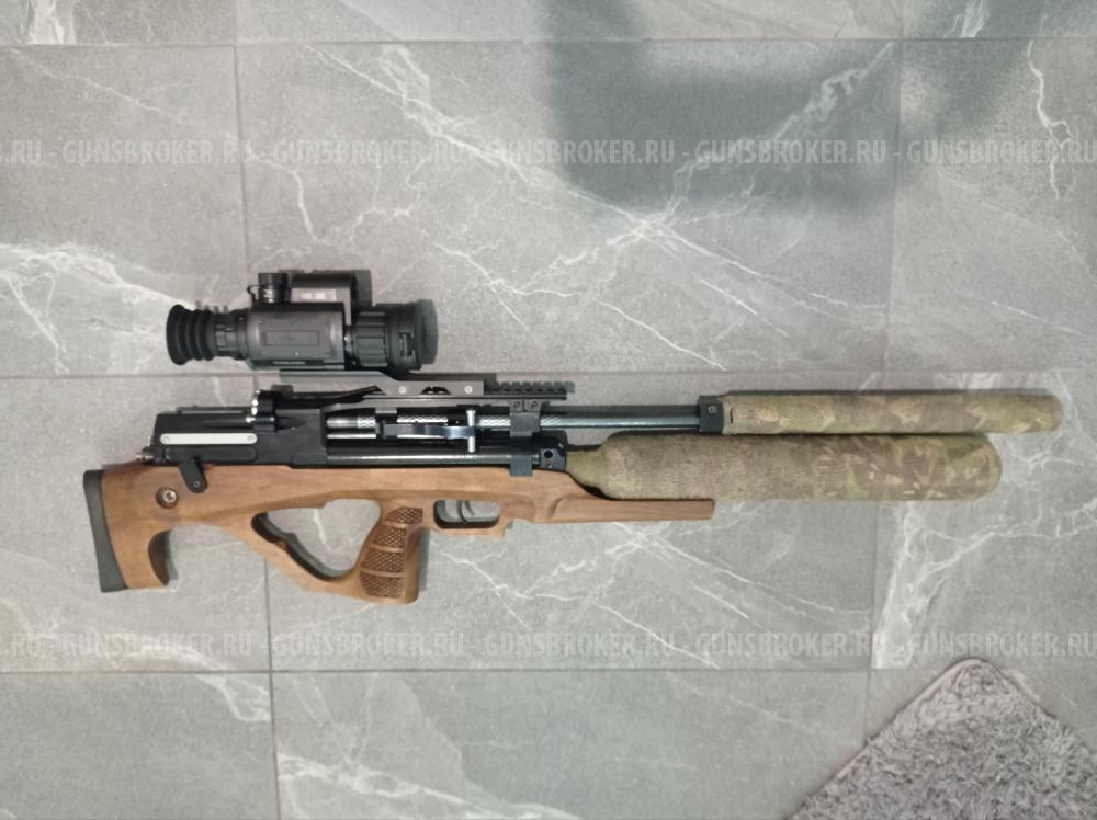 Пневматическая винтовка Егерь 6.35, прямоток, с тепловизионным прицелом SFH Varg 50 RL