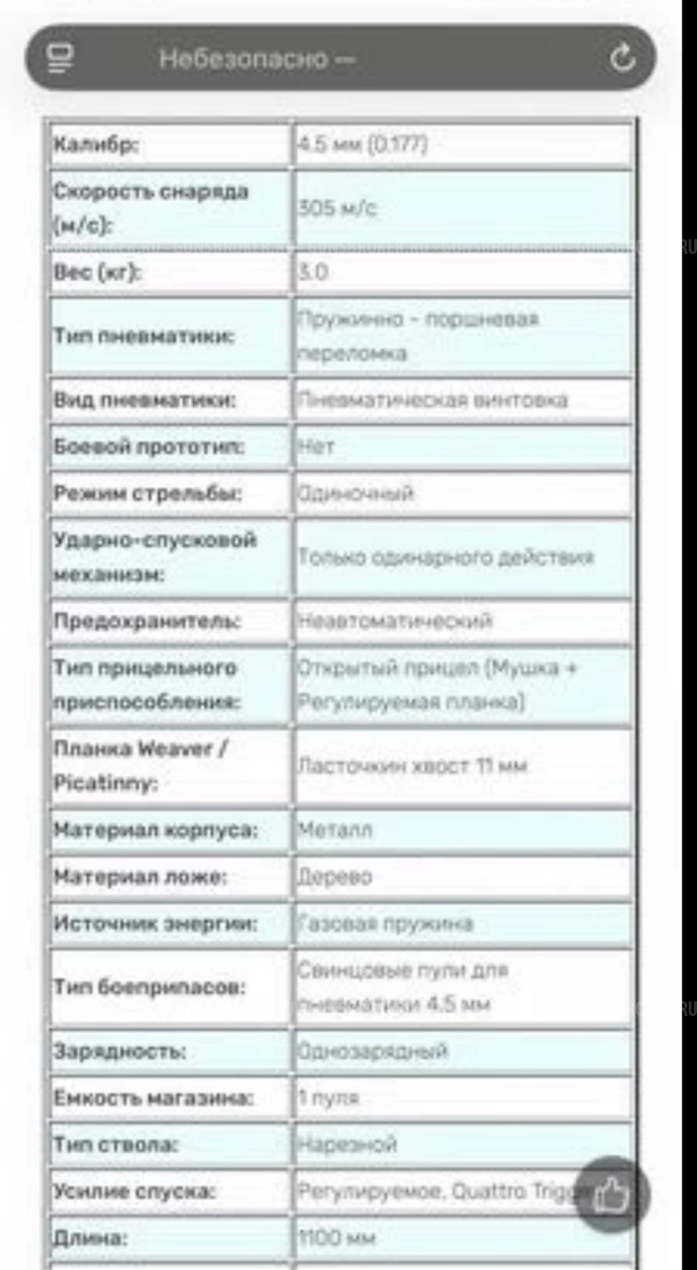 Пневматическая винтовка Gamo Hunter IGT 4,5 