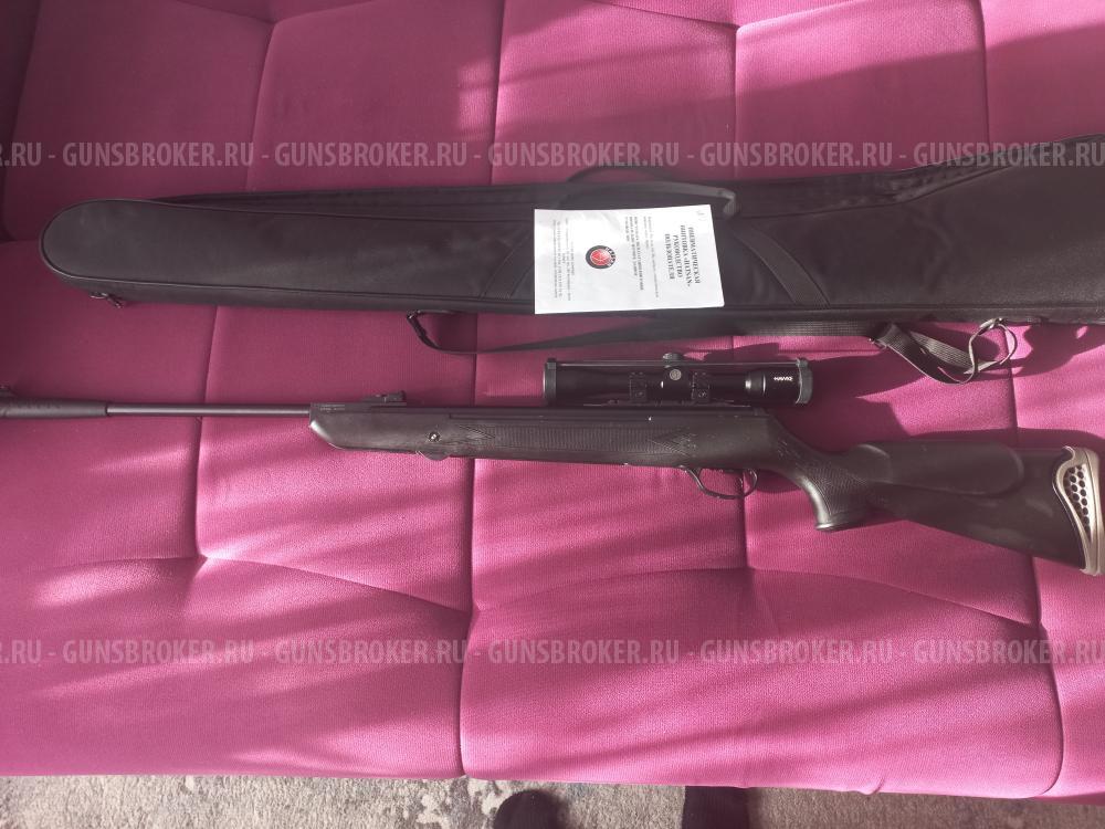 Пневматическая винтовка хатсан 125 с оптикой и чехол для винтовки