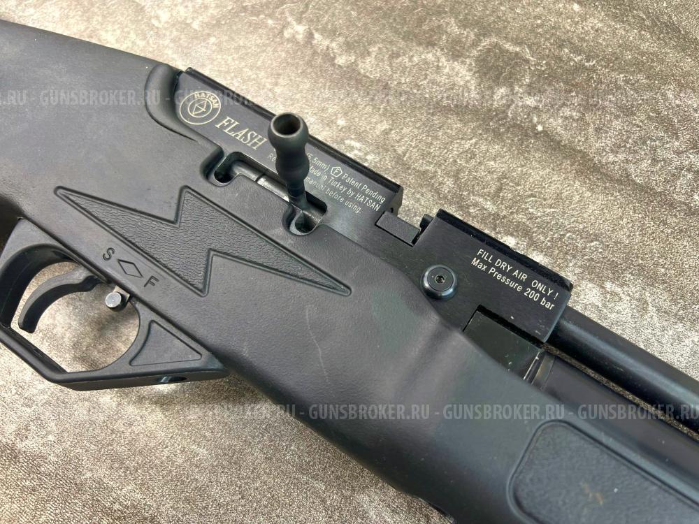 Пневматическая винтовка Hatsan Flash (пластик, PCP, 7.5 Дж, б/у) 5,5 мм