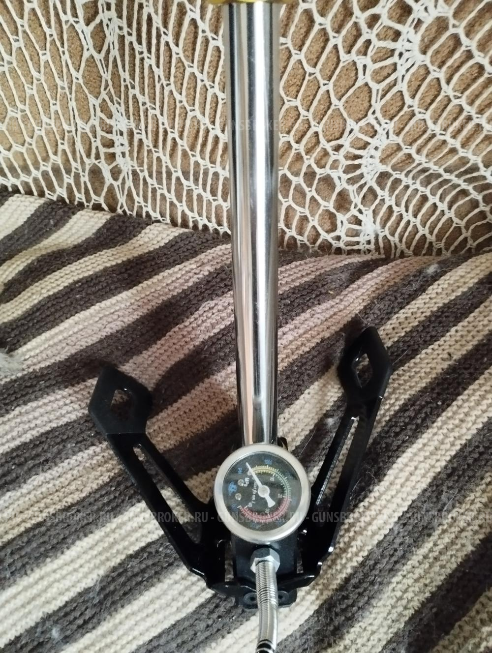 Пневматическая винтовка "Хатсан флэш" 4.5 мм, раздушенная с оптикой. Насос для накачки вин