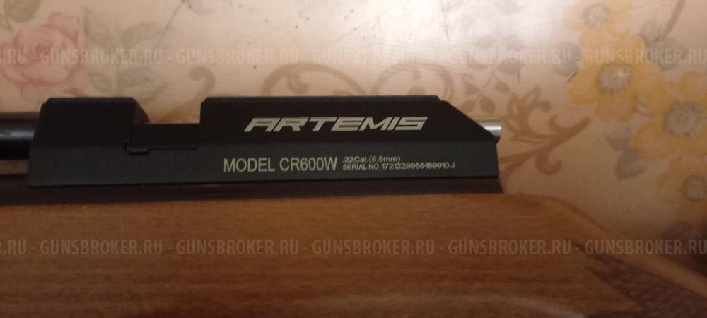 пневматическая винтовка  artemis cr 600w co2 вариация на qb 78