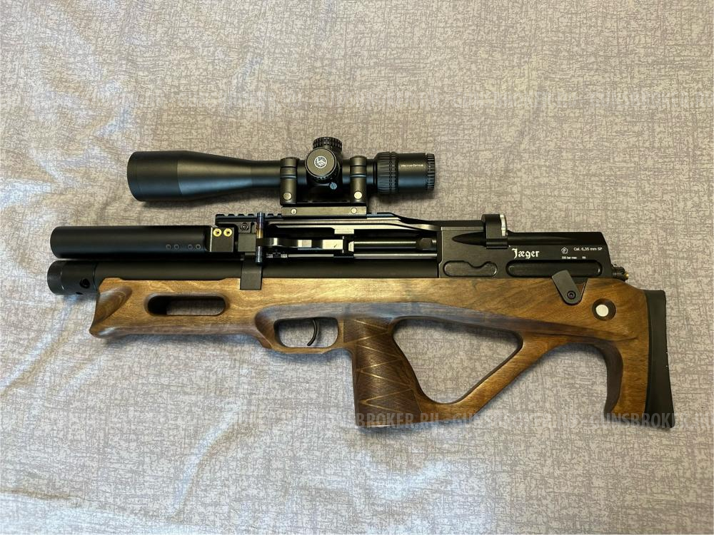 Пневматическая винтовка Jager (Егерь) SP BullPup Mini 6.35 мм (312 мм, AP, передний взвод)