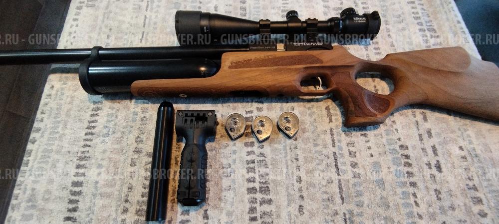 Пневматическая винтовка Kral Puncher Maxi 3 Auto 6.35 мм (дерево, PCP)