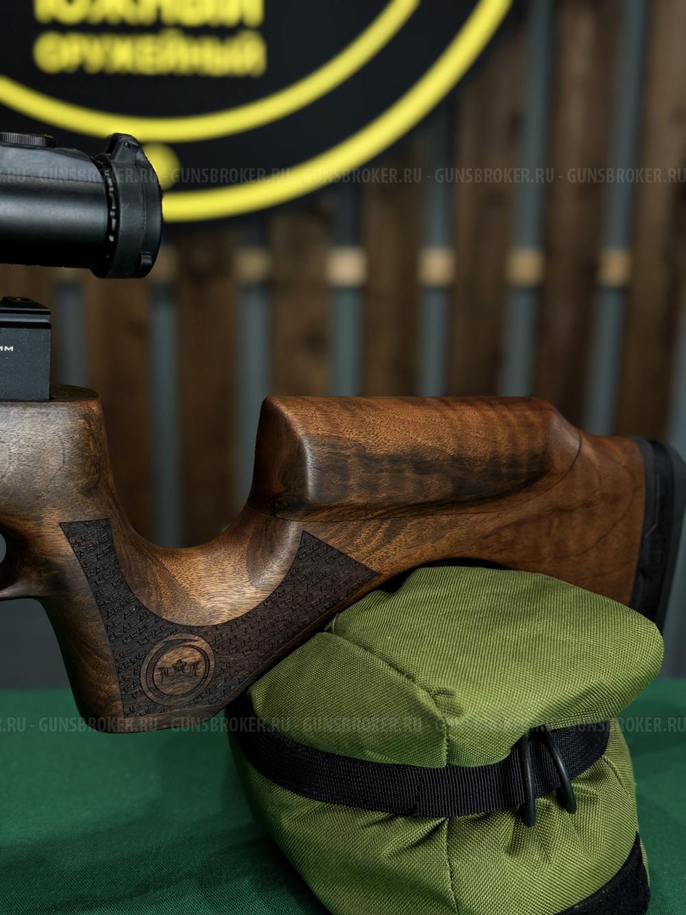 Пневматическая винтовка Kral Puncher Maxi Bighorn (орех, PCP, ★ 3 Дж) 6.35 мм