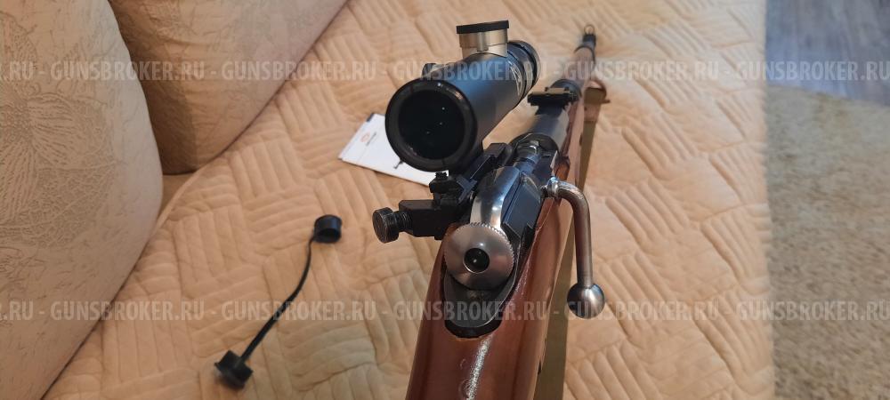 Пневматическая винтовка Мосина,с настоящим ложе и снайперской оснасткой.