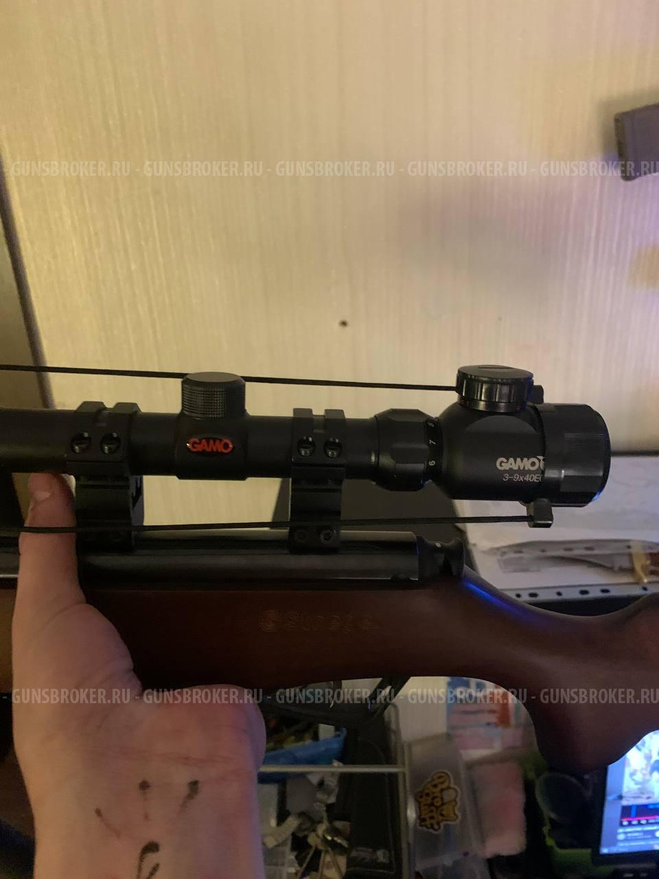 ПНЕВМАТИЧЕСКАЯ ВИНТОВКА stoeger x10 + прицел GAMO 3-9x 