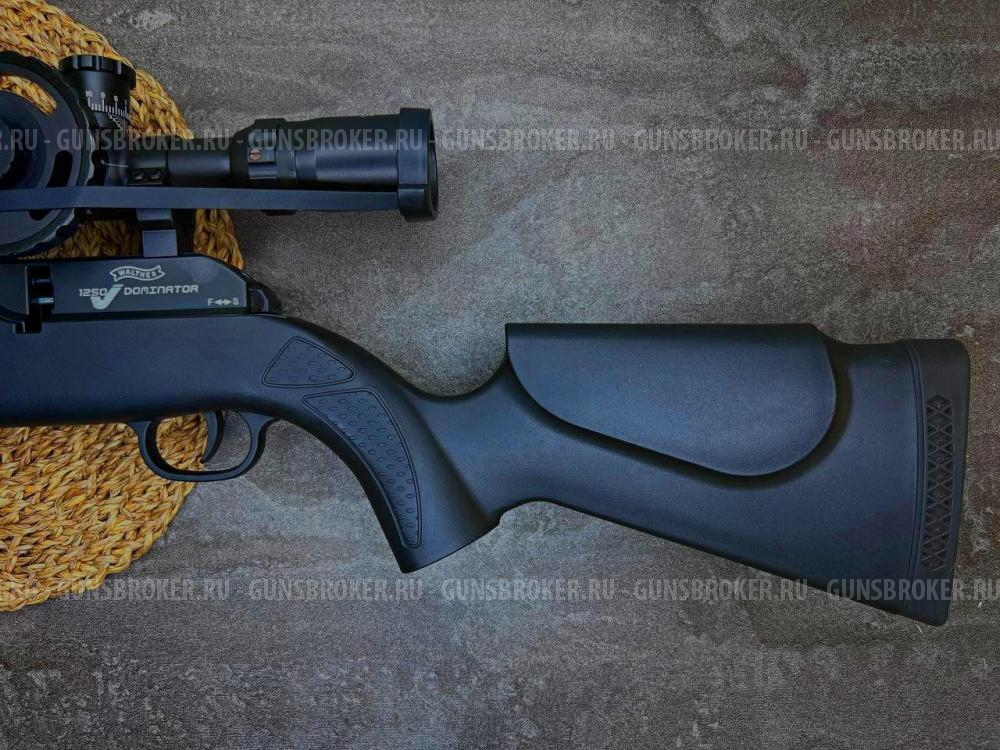 Пневматическая винтовка Umarex Walther 1250 Dominator FT 4.5 мм (сошки, прицел FT-32x56) (б/у) ВЫКУПЛЮ У ВАС СХП/ММГ/ПНЕВМАТИКУ