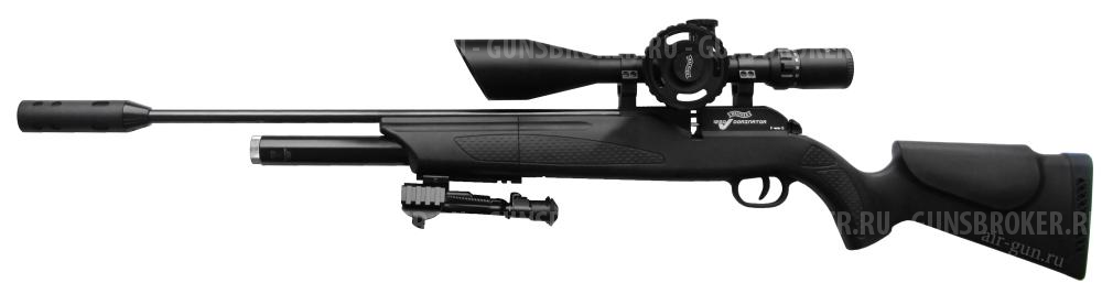 Пневматическая винтовка Umarex Walther 1250 Dominator FT 4.5 мм (сошки, прицел FT-32x56)