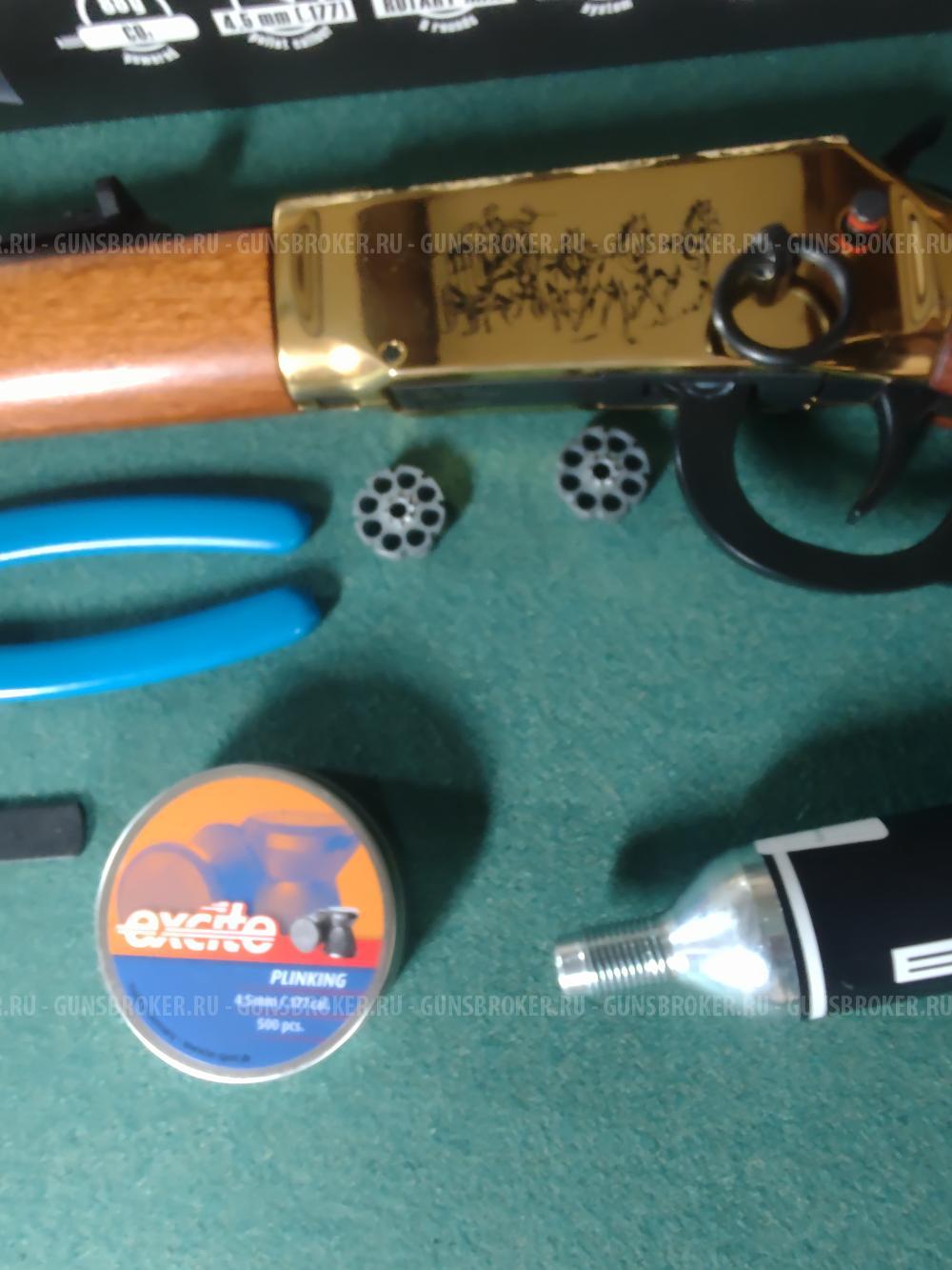 Пневматическая винтовка Umarex Walther Lever Action Gold (CO₂, дерево) 4,5 мм