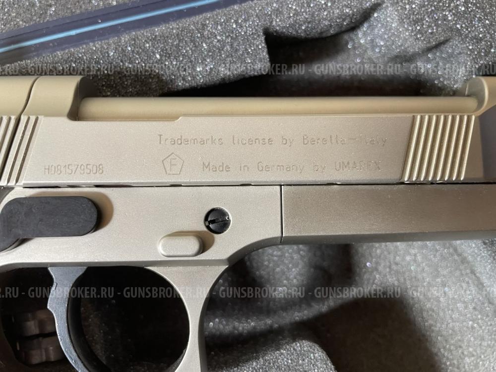 Пневматический CO2 пистолет Umarex Beretta M92FS