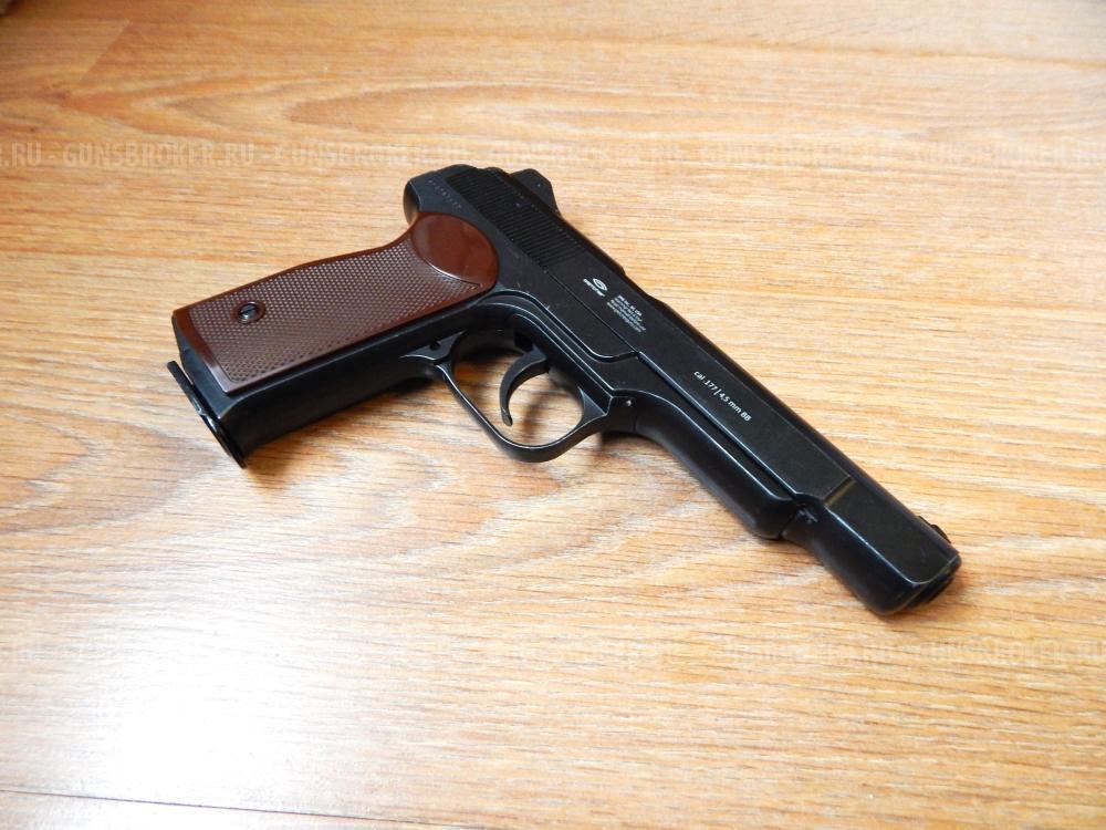 Пневматический Gletcher APS NBB 4.5 мм. Стечкин. С комплектом. Отличный.