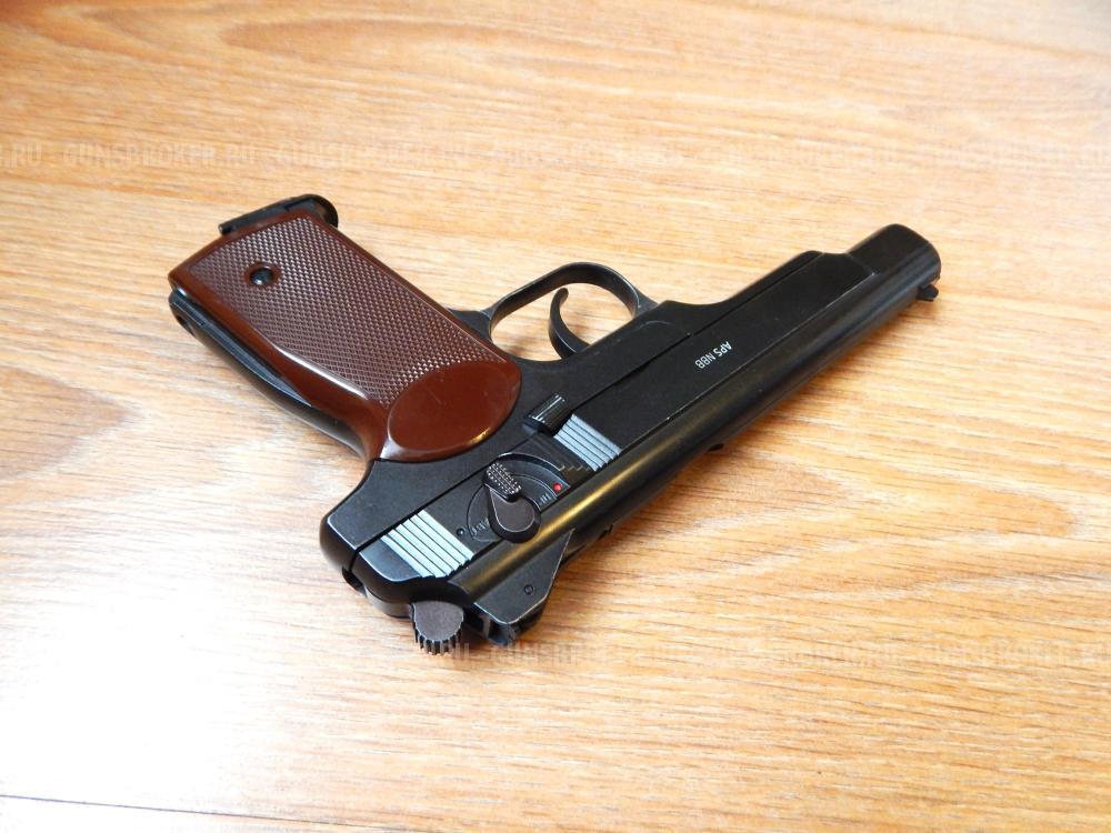 Пневматический Gletcher APS NBB 4.5 мм. Стечкин. С комплектом. Отличный.