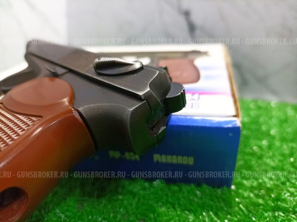 Пневматический пистолет Baikal mp-654 makarov