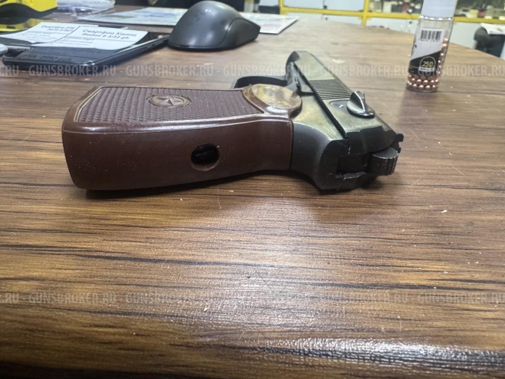 Пневматический пистолет Baikal МР-654К-20 (ПМ, Макарова