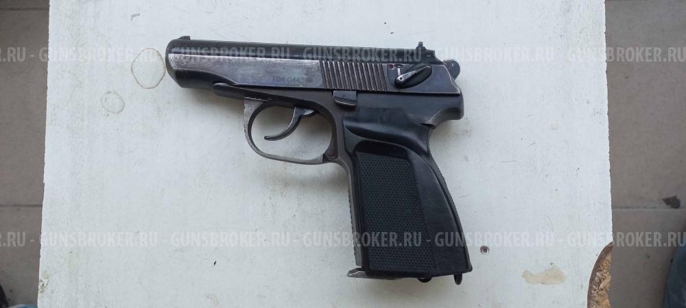 Пневматический пистолет Baikal МР-654К (ПМ, черная рукоять)