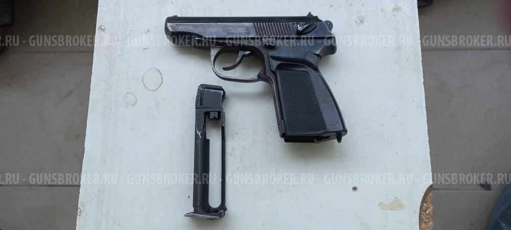 Пневматический пистолет Baikal МР-654К (ПМ, черная рукоять)