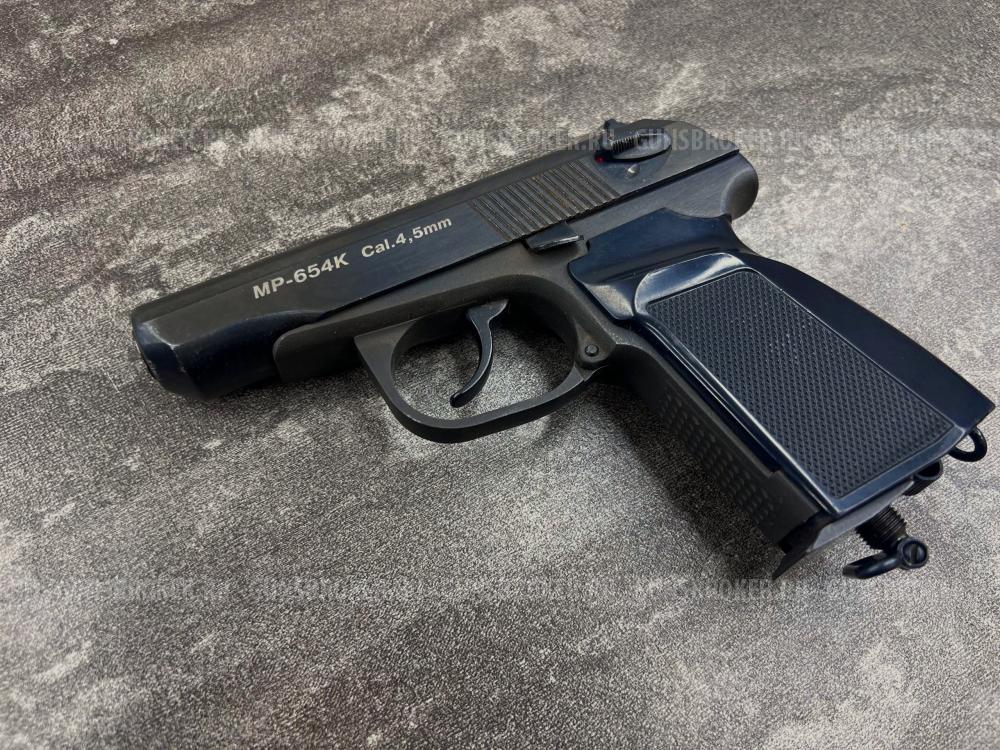 Пневматический пистолет Байкал ПМ Макаров МР-654К-20 (3 Дж, blowback, б/у)
