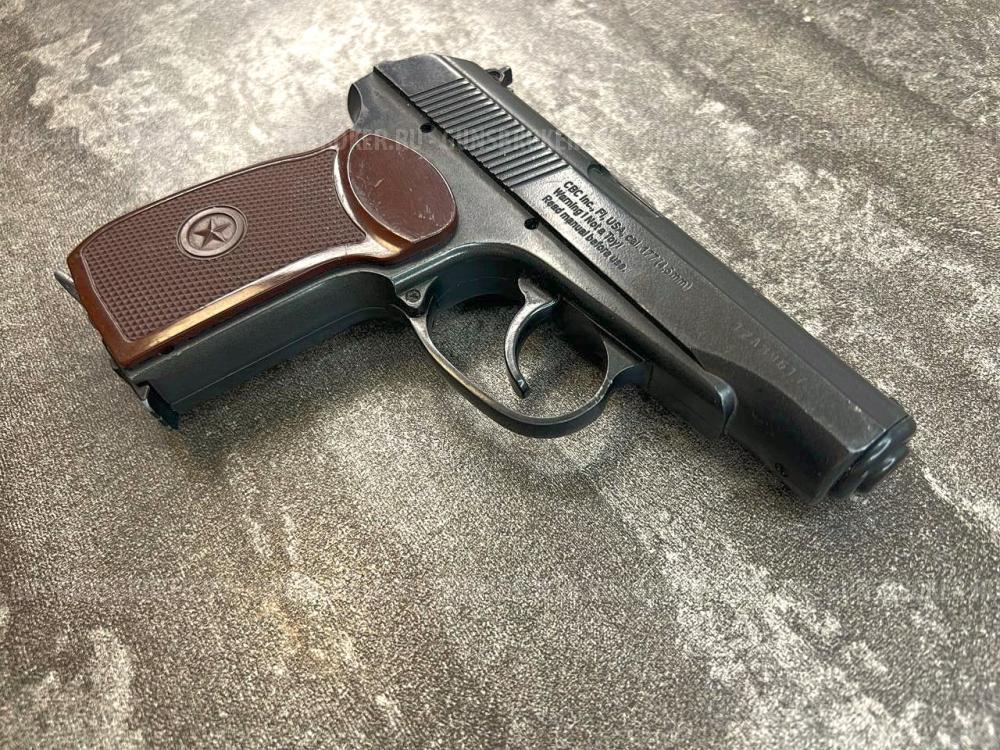 Пневматический пистолет Borner PM49 (3Дж, неподвижный, металл, б/у) кал. 4.5 мм