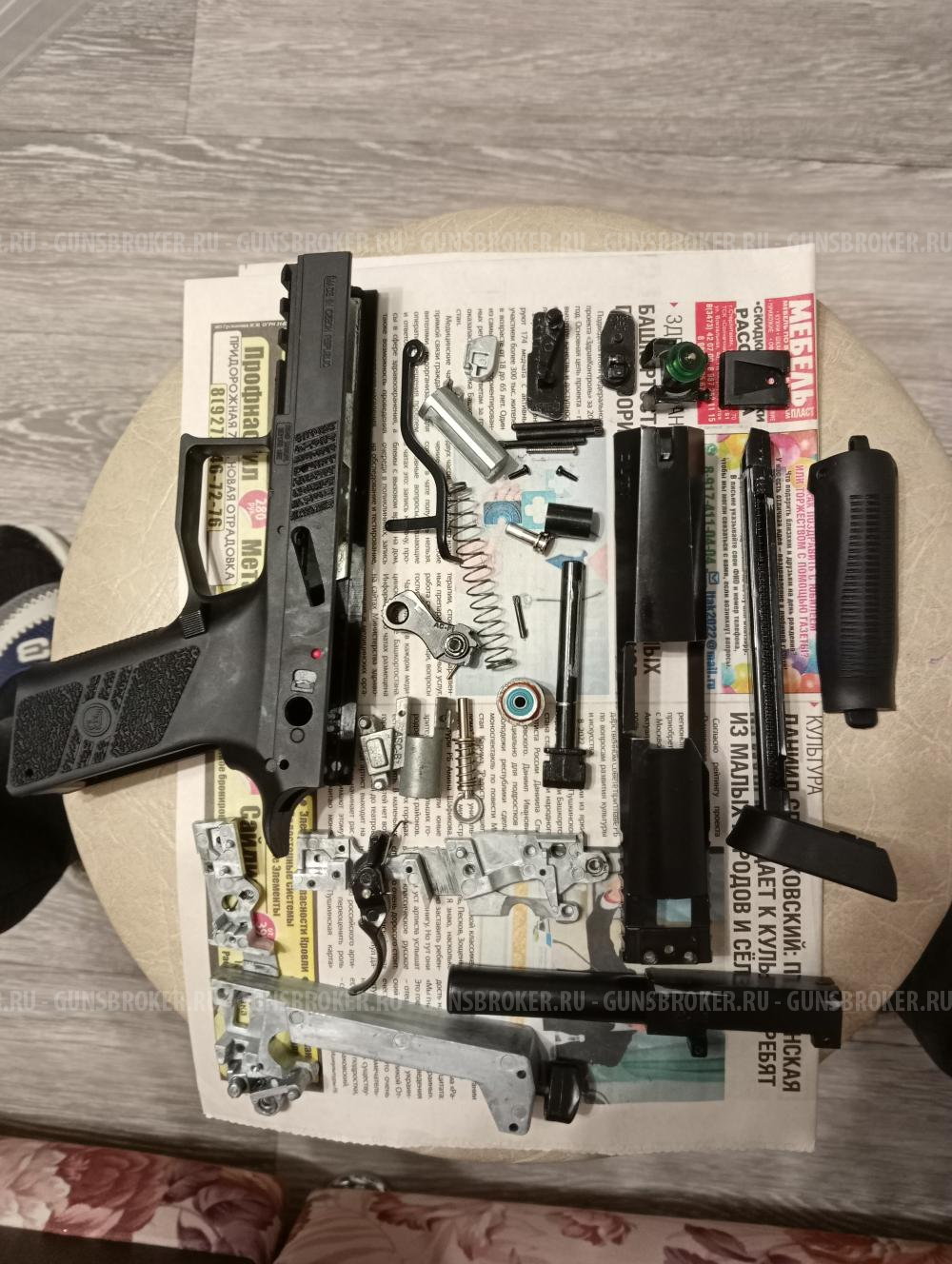 Пневматический пистолет CZ 75 P-07 duty blowback