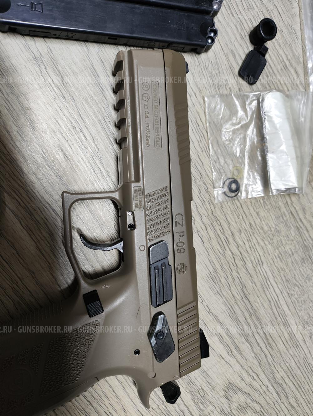 пневматический пистолет cz p-09 DT FDE пулевой