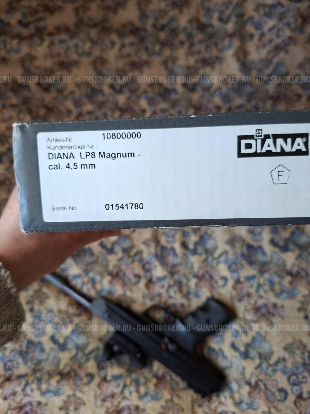 Пневматический пистолет DIANA lp8 MAGNUM