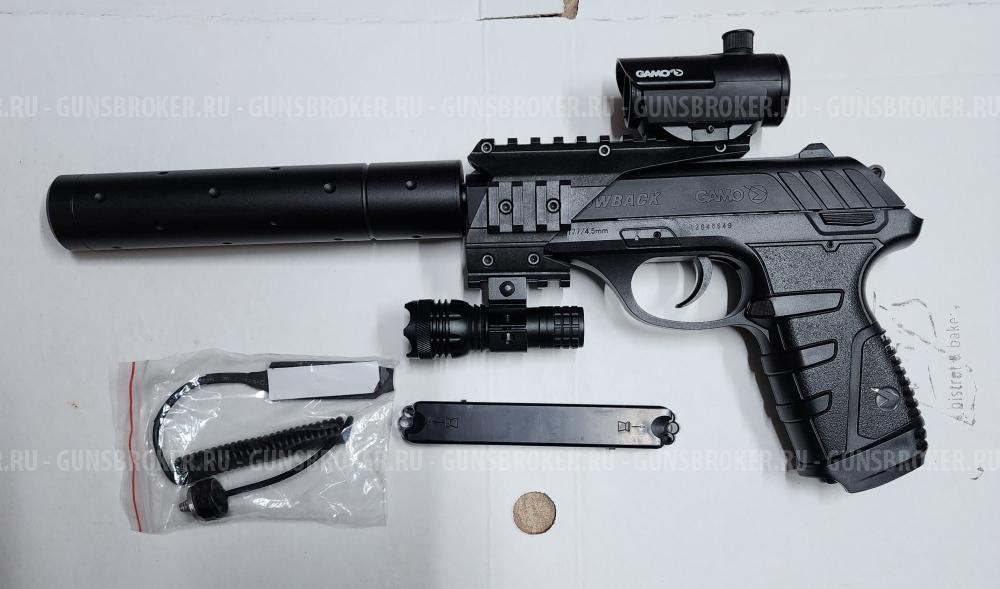 Пневматический пистолет Gamo P-25 Tactical Blowback