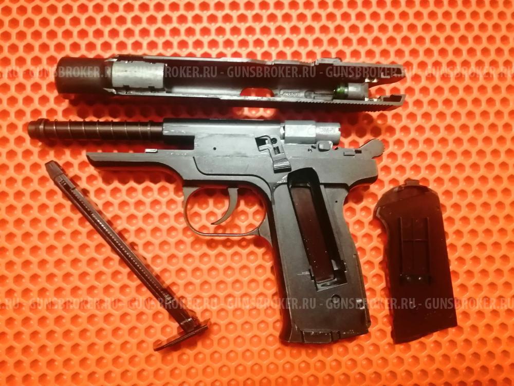 Пневматический пистолет Gletcher APS (АПС, Стечкин).