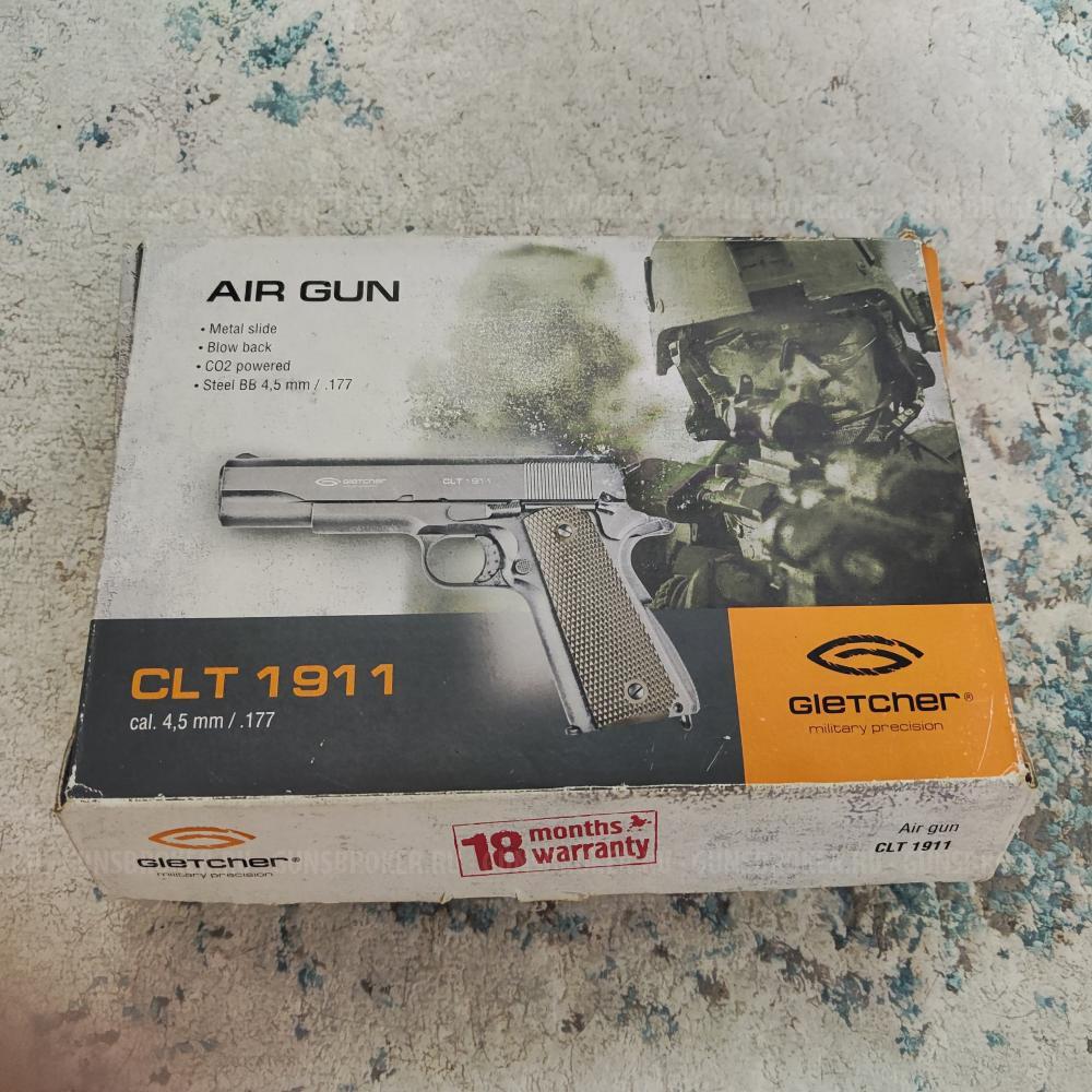 Пневматический пистолет Gletcher CLT 1911 4,5 мм   