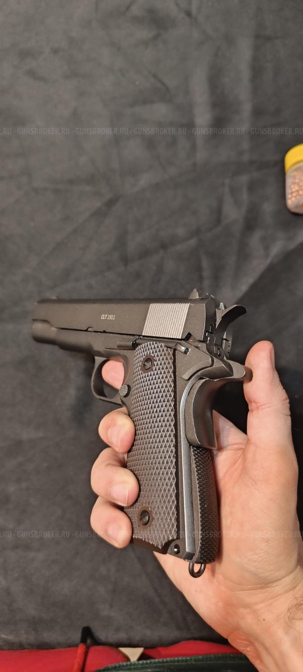 Пневматический пистолет Gletcher CLT 1911 4,5 мм