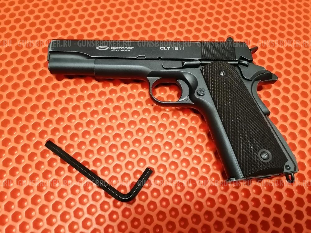 Пневматический пистолет Gletcher CLT 1911 (Colt).