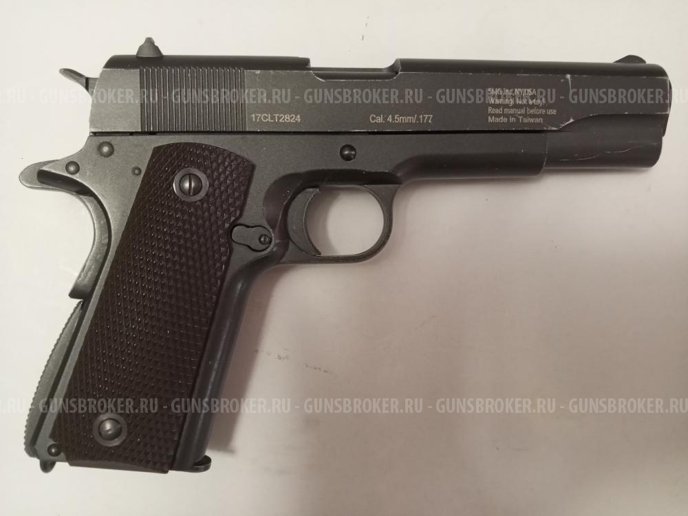 Пневматический пистолет Gletcher CLT 1911 (Colt)