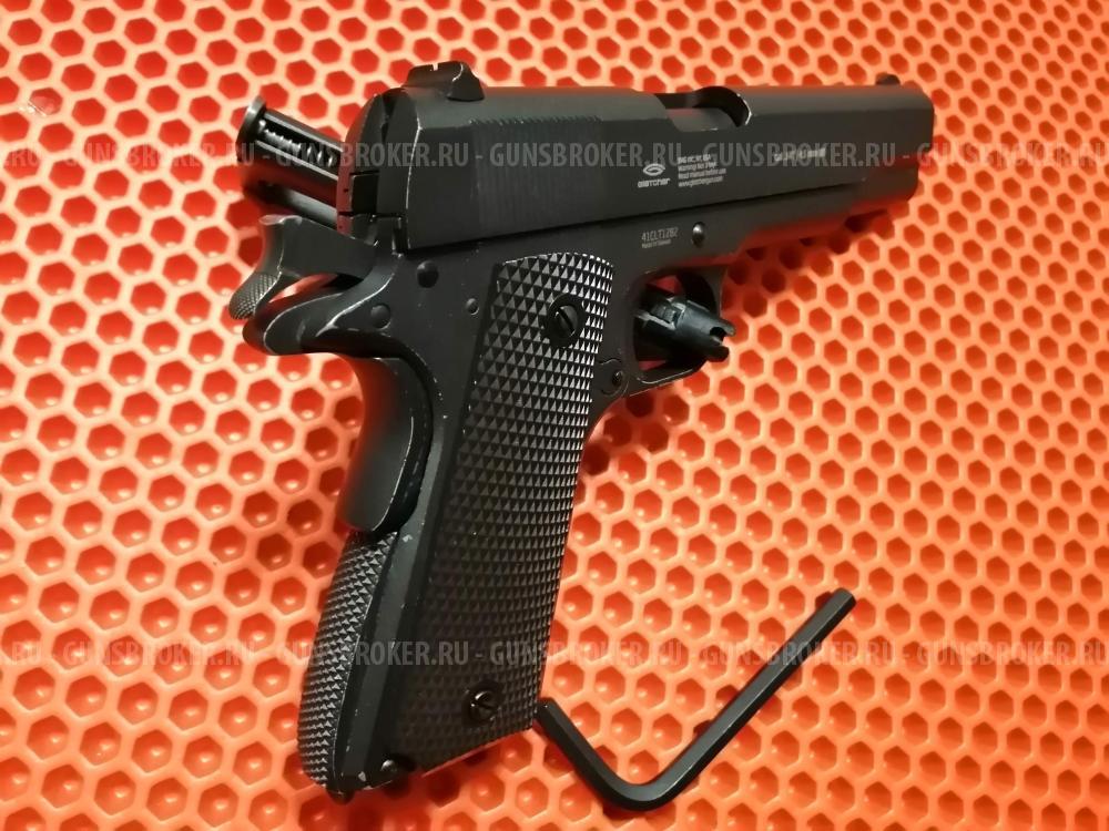 Пневматический пистолет Gletcher CLT 1911 (Colt).