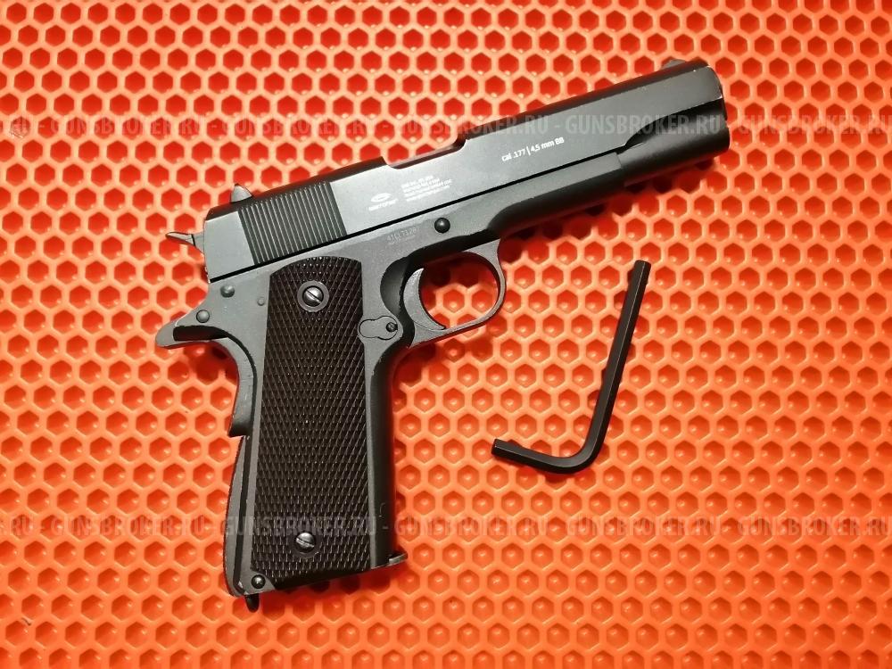 Пневматический пистолет Gletcher CLT 1911 (Colt).