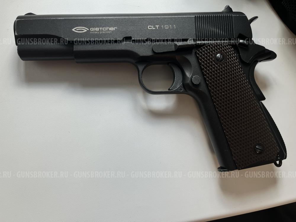 Пневматический пистолет Gletcher CLT 1911 (Colt)