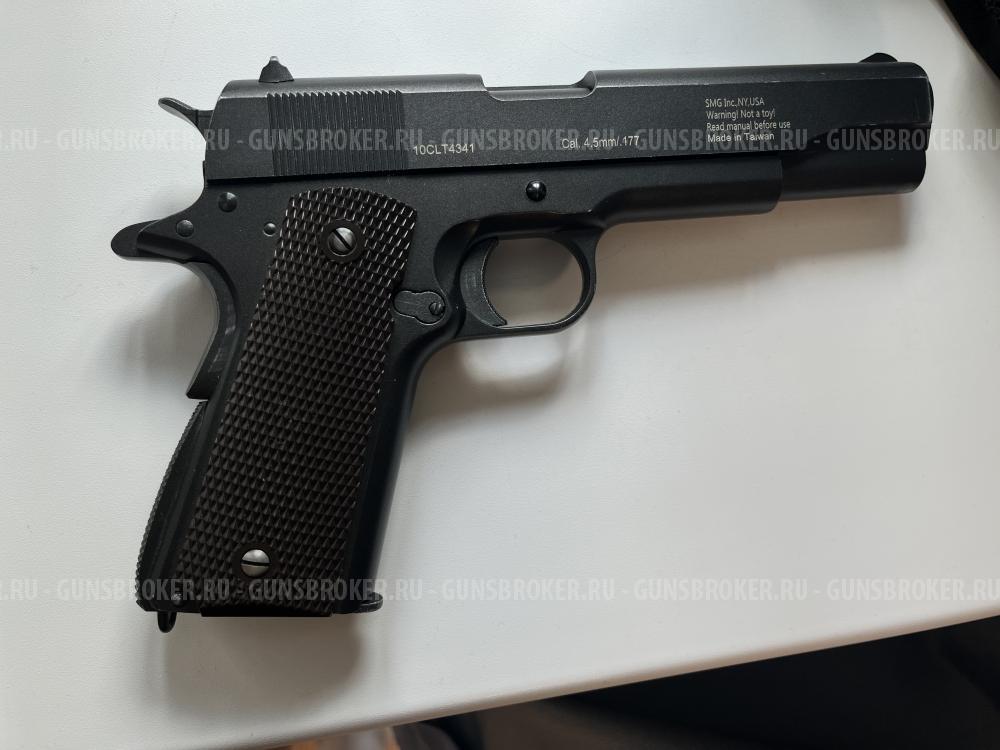 Пневматический пистолет Gletcher CLT 1911 (Colt)