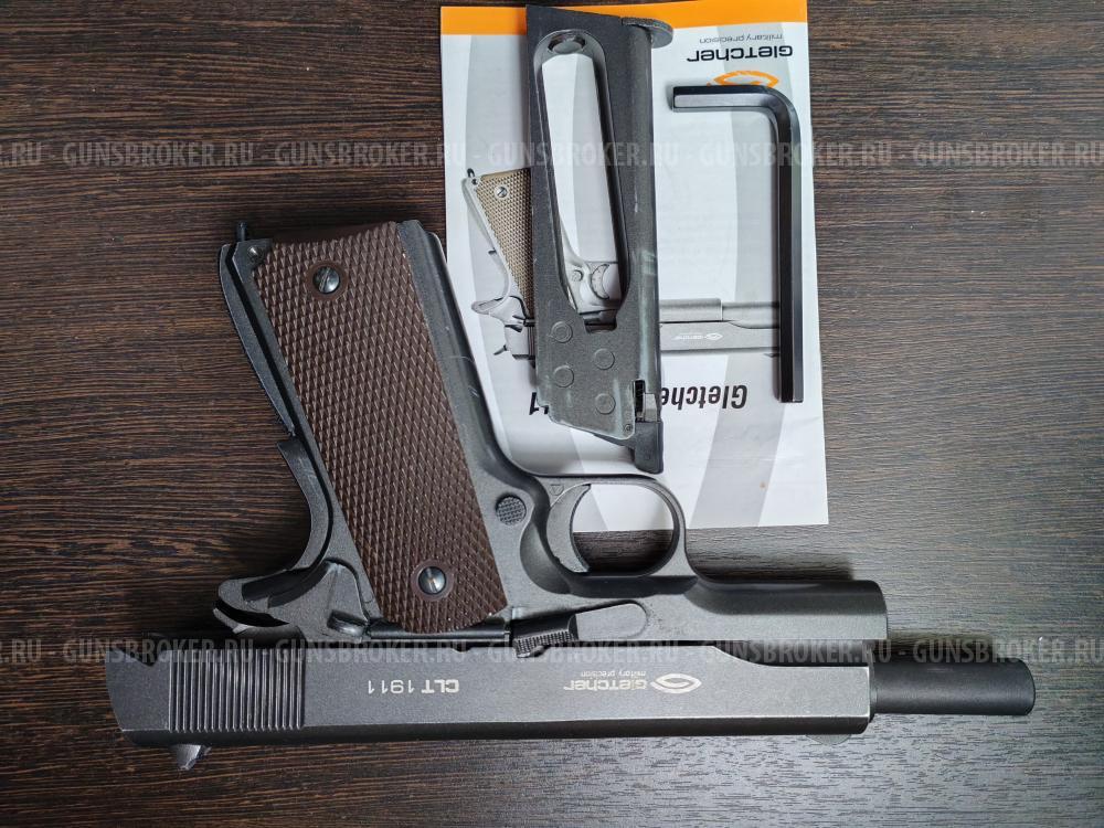 Пневматический пистолет Gletcher CLT 1911 (Кольт 1911 blow-back)