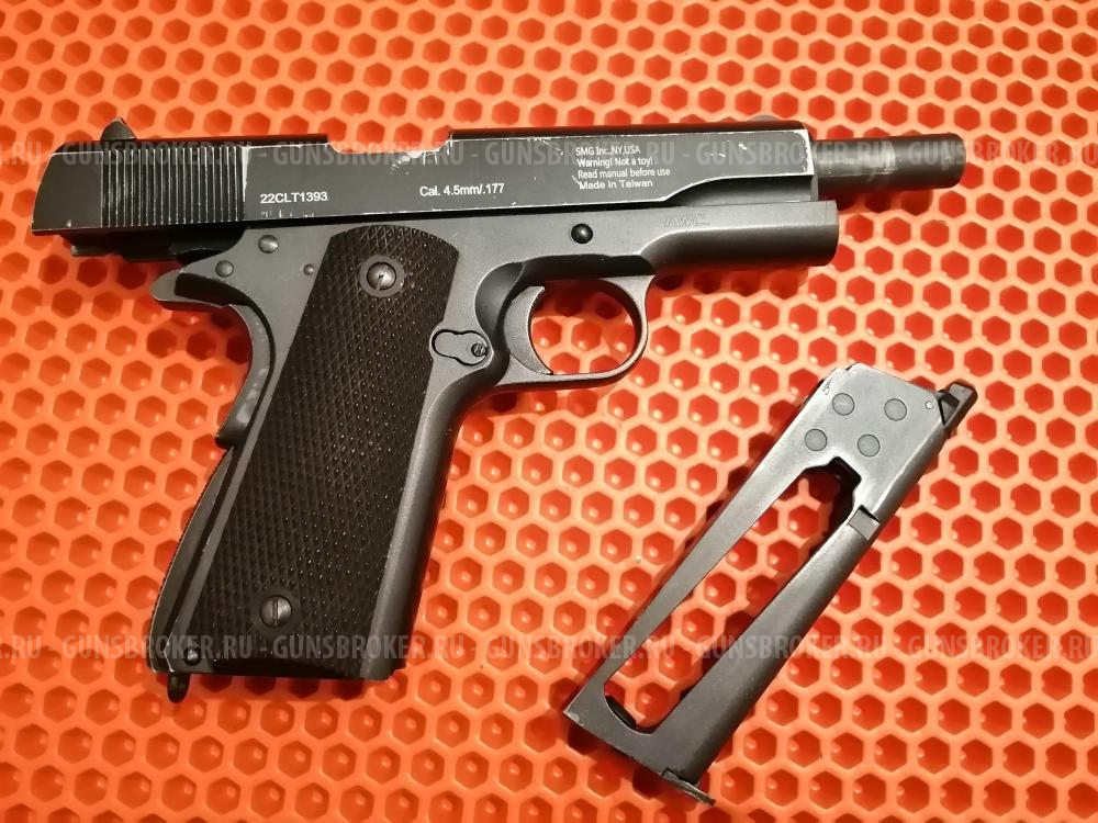 Пневматический пистолет Gletcher CLT 1911